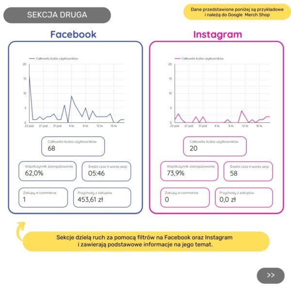 Raport GA4 Social Media w Looker Studio - obrazek 3