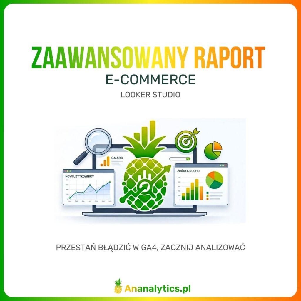 Logo produktu - szablonu gotowego raportu e-commerce w Looker (Data) Studio